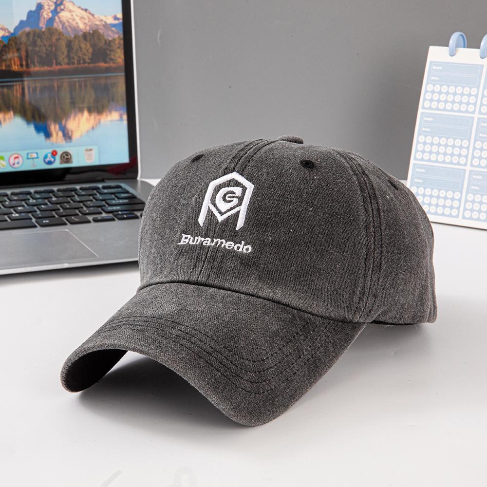 New Fashionable Embroidered Baseball Cap - Soft, Retro Appearance, Adjustable For Outdoor Sports, Multiple Colors To Choose From