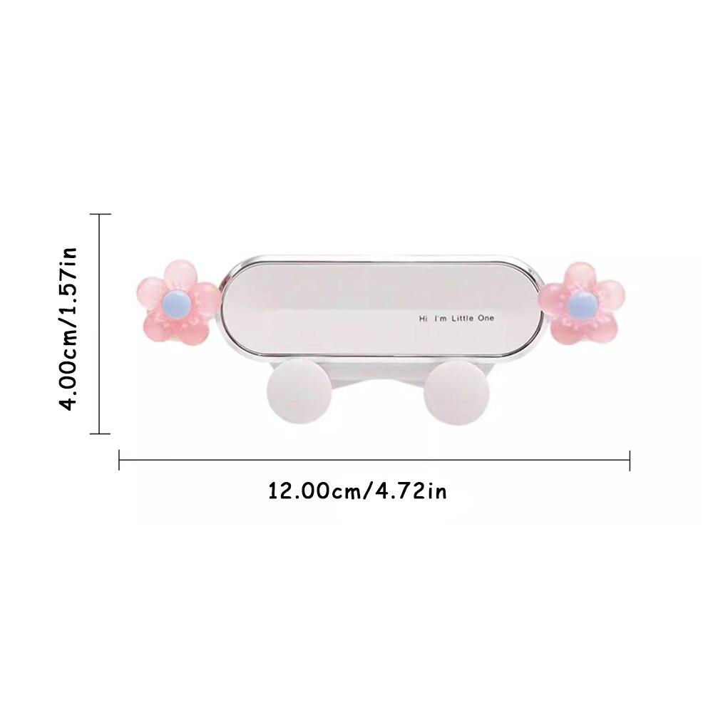 Cute Cartoon Car Mobile Phone Bracket Creative Rabbit Car Air Outlet Clip Mount Phone Navigation Fixed Support Bracket Holder