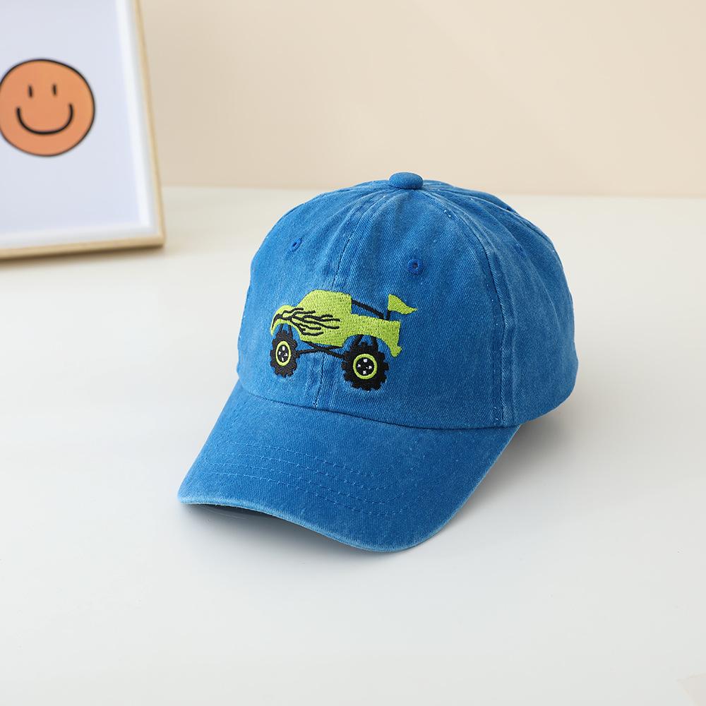 JYL TS DIY Pickup Truck Kids Cap Washed Vintage Baseball Hat Cotton