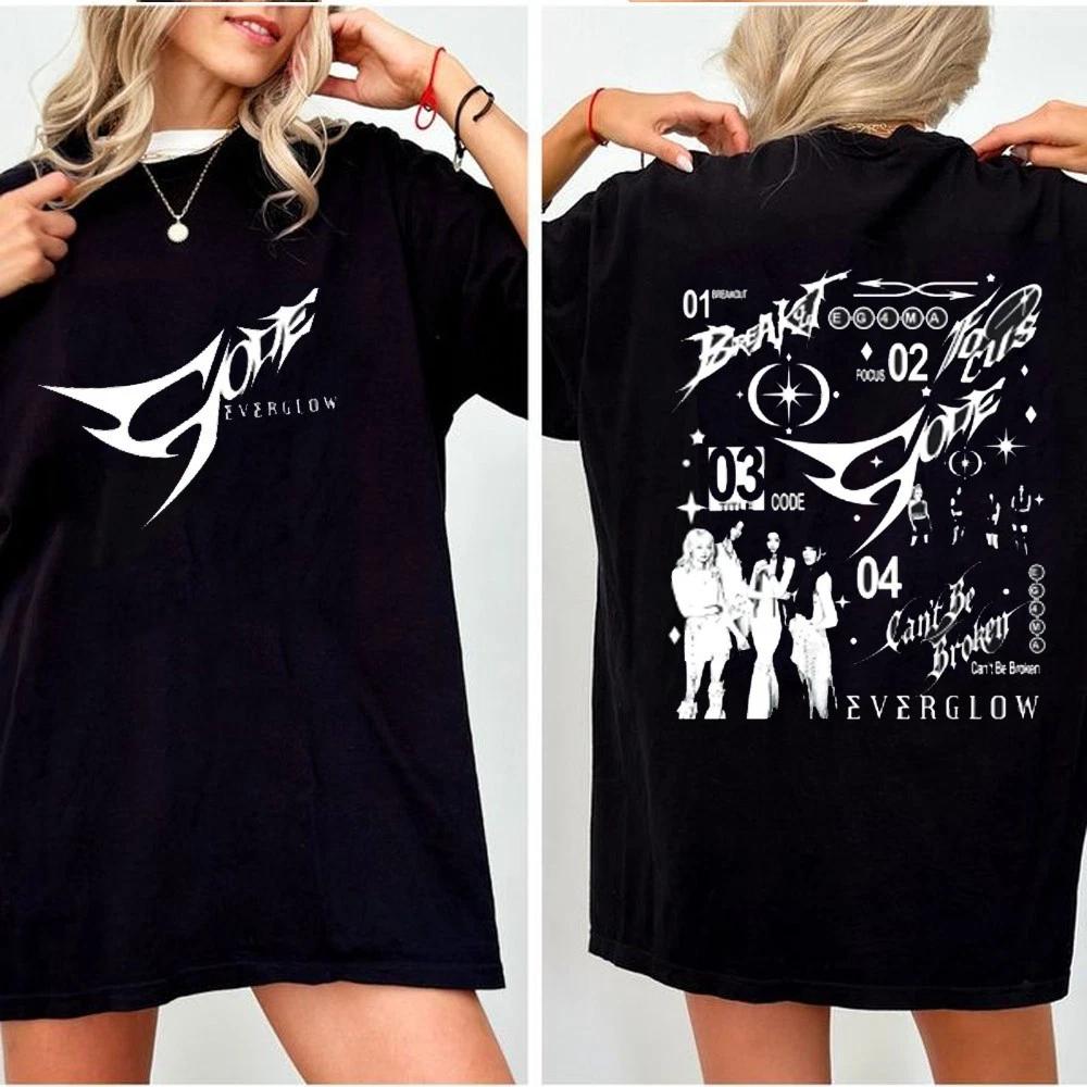 Retro Everglow Kpop Girl Group Tee, Everglow Tour 2026 Tee, for Kpop Fans S