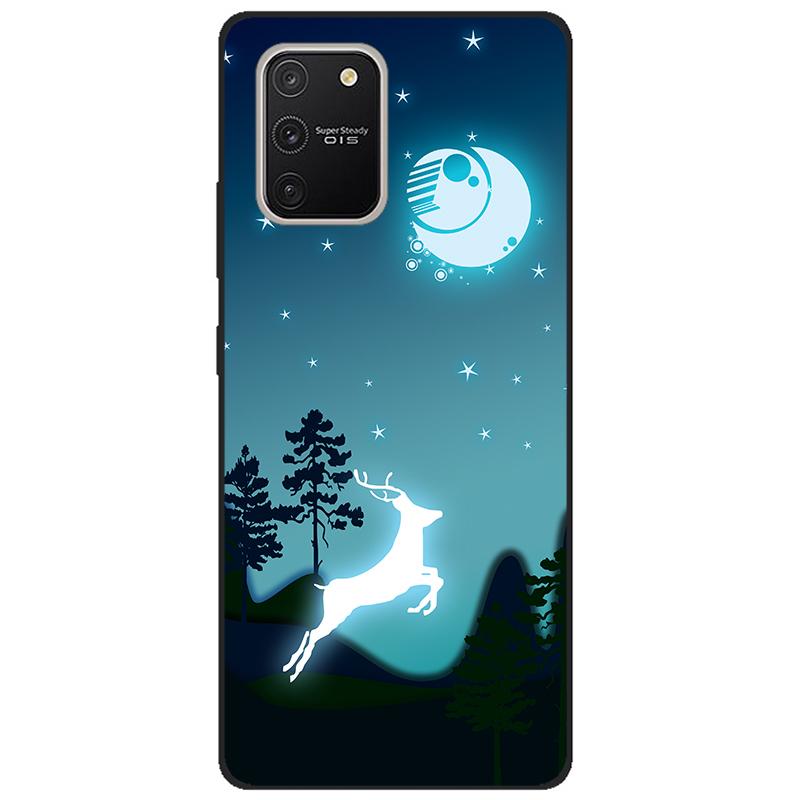 For Samsung Galaxy S10 Lite Case G770F Silicone Black Soft Back Cover for Samsung S10 Lite Case 2020 TPU S10Lite Cover S 10 Lite