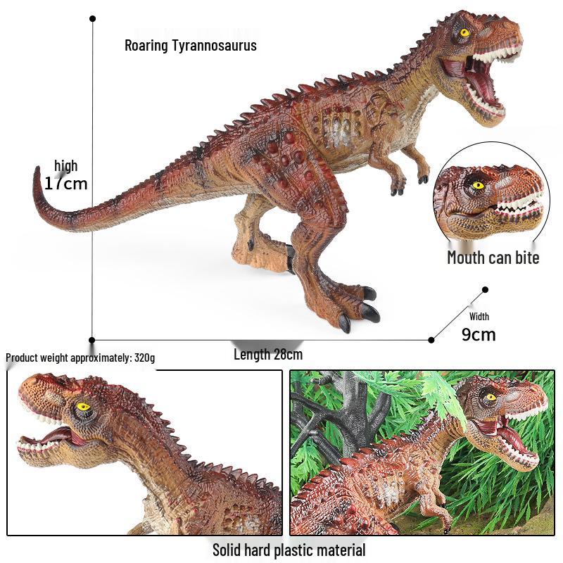 Jurassic Simulation Dinosaur Toys: Spinosaurus, Tyrannosaurus Rex, Mosasaurus