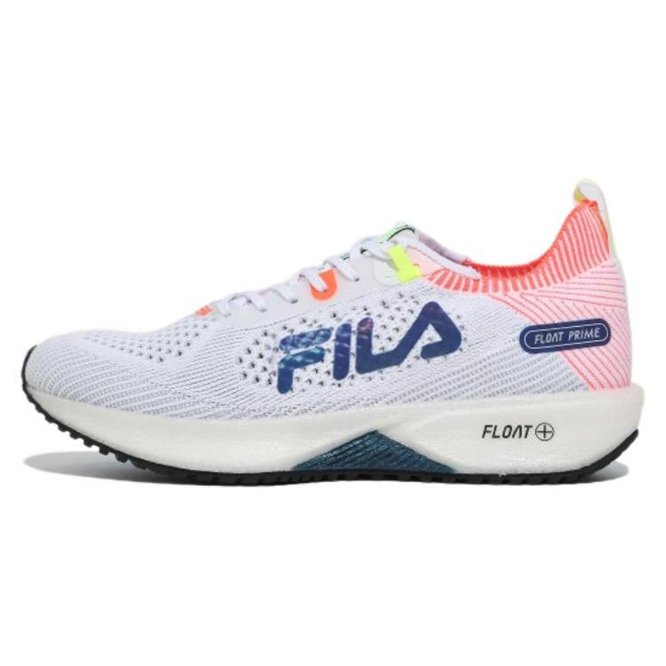 FILA Float Prime Abrasion Resistant Breathable Low top Running Shoes Men s White Red 1RM02559F_100 42