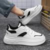 Fashion Men Sneakers Casual Shoes Men's Lace Up Platform Running Shoes Tennis Trainer Shoes for Men Outdoor Male Thick Bottom Skate Shoe