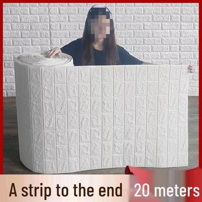 3D Self-Adhesive Foam Brick Wall Stickers - Waterproof & Washable Wallpaper for Bedroom Decor