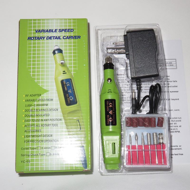 12W vrtačka na nehty Elektrický stroj na manikúru 20000 ot./min. Pilník na nehty se strojem na manikúru a pedikúru Speed Nástroje na nehty