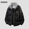 Mark Fairwhale Men's American Style Stand Collar Padded Winter Jacket