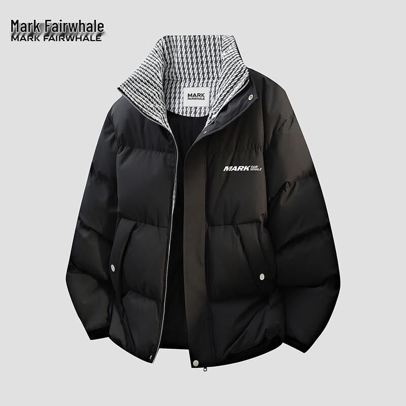 Mark Fairwhale Men's American Style Stand Collar Padded Winter Jacket