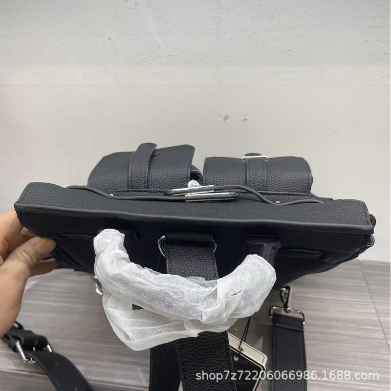 Απλή υφή δέρματος, για τη δουλειά, την καθημερινή μετακίνηση, φορητή, χιαστί ανδρικές και γυναικείες τσάντες στήθους, μοντέρνο σακίδιο, σχολική τσάντα, στυλ