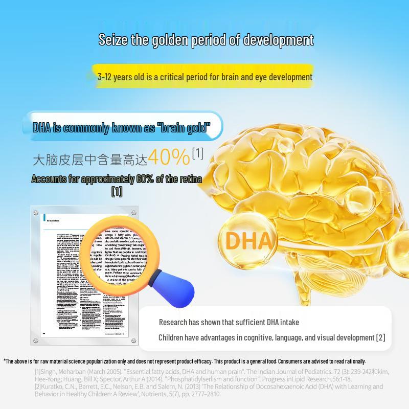 BeiOuBao DHA Algae Oil Gummies