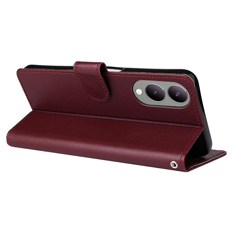 For Vivo Y17s 4G/Y28 5G/Y33t (2023)/Y36 5G (China)/Y36i 5G Case PU Leather Magnetic Flip Wallet Cover