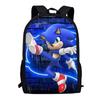 Sonic Kid, Elementary School Bag Children, Animation Cartoon Backpack