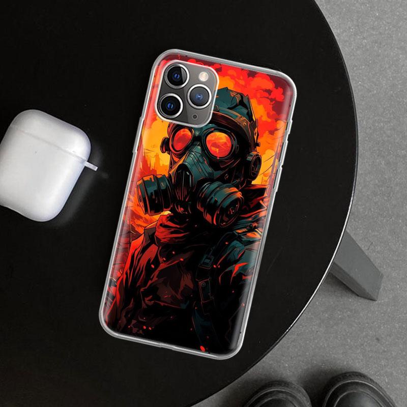 Metro 2033 Phone Case Cover for iPhone 11 12 13 Mini 14 15 Plus 16 Pro Max 17 Air 7 8 + SE Art Customized Fundas 11 12 13 Mini 1