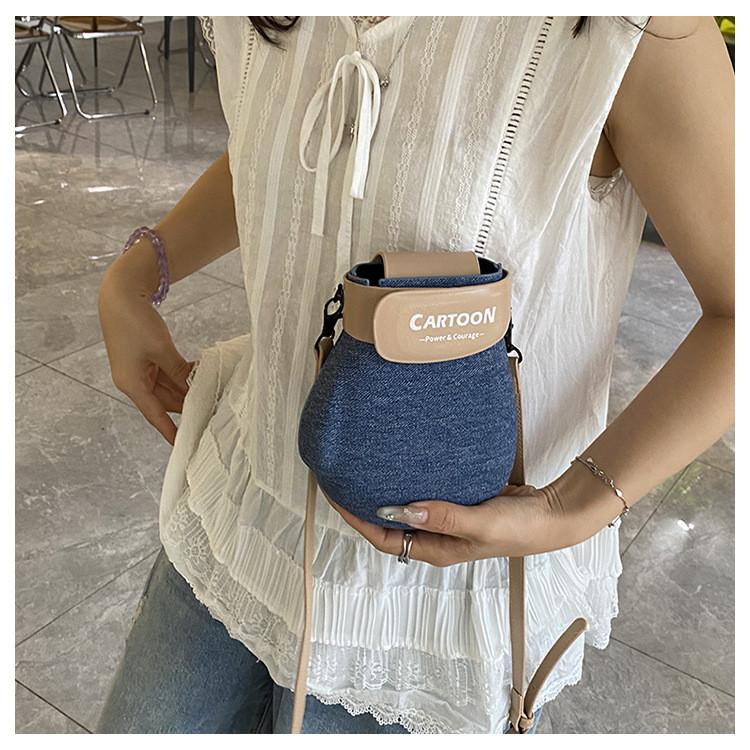 Creative Printed Letter Glove Shape Women Casual Shoulder Bag For Daily Use