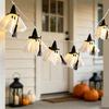 Photo Scene Halloween String Lights with Fabric Figures and Warm Light, Flexible Home Display Lighting for Party Styling, Shop Use, and Indoor