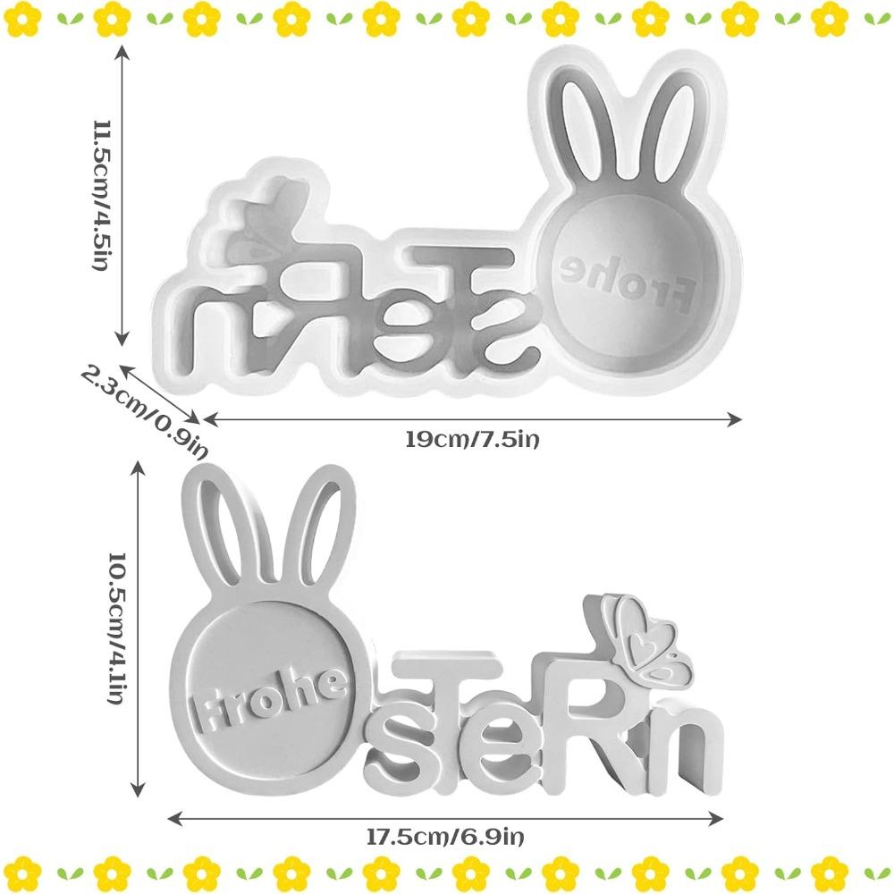 1pc Silicone Moulds Easter Rabbit, Silicone Moulds Casting Moulds Easter, Silicone Mould Rabbit with Egg, Casting Moulds Silicone Easter, Easter Mould