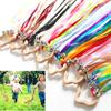 Sensory Toy Non-Toxic Baby Ribbon Ring Newborns Develop Color Recognition Sensory Toy