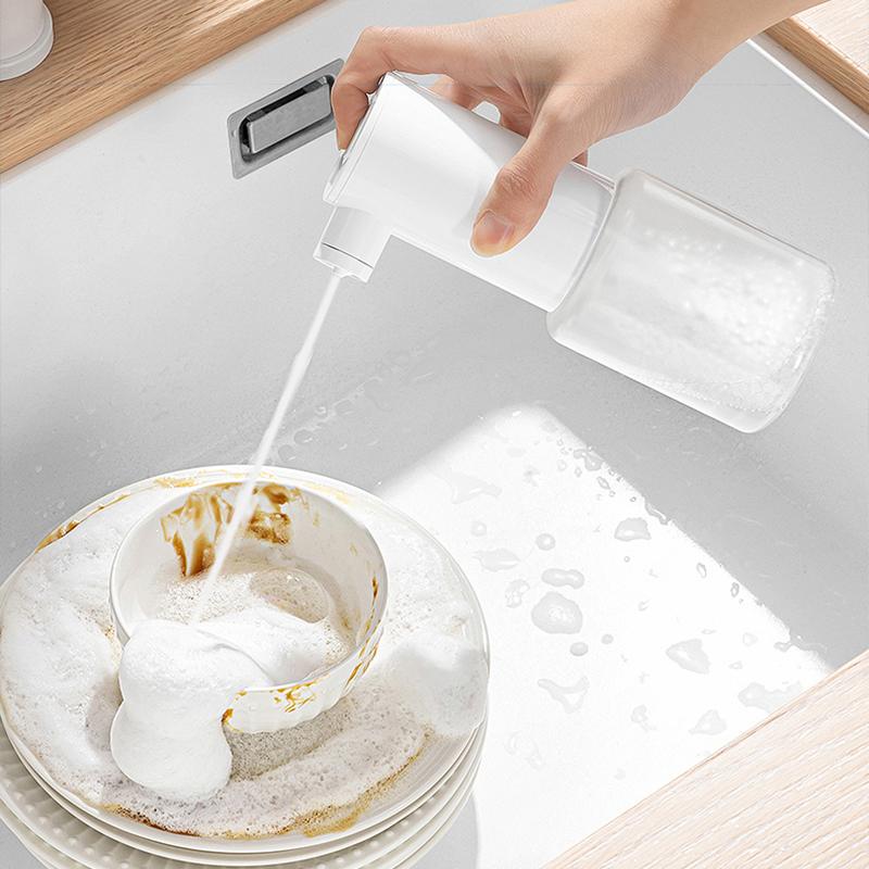 Electric Foam Machine Shampoo Shower Gel Facial Cleanser Foaming Detergent Soap Solution Foam Spray Gun Bathroom Soap Dispenser