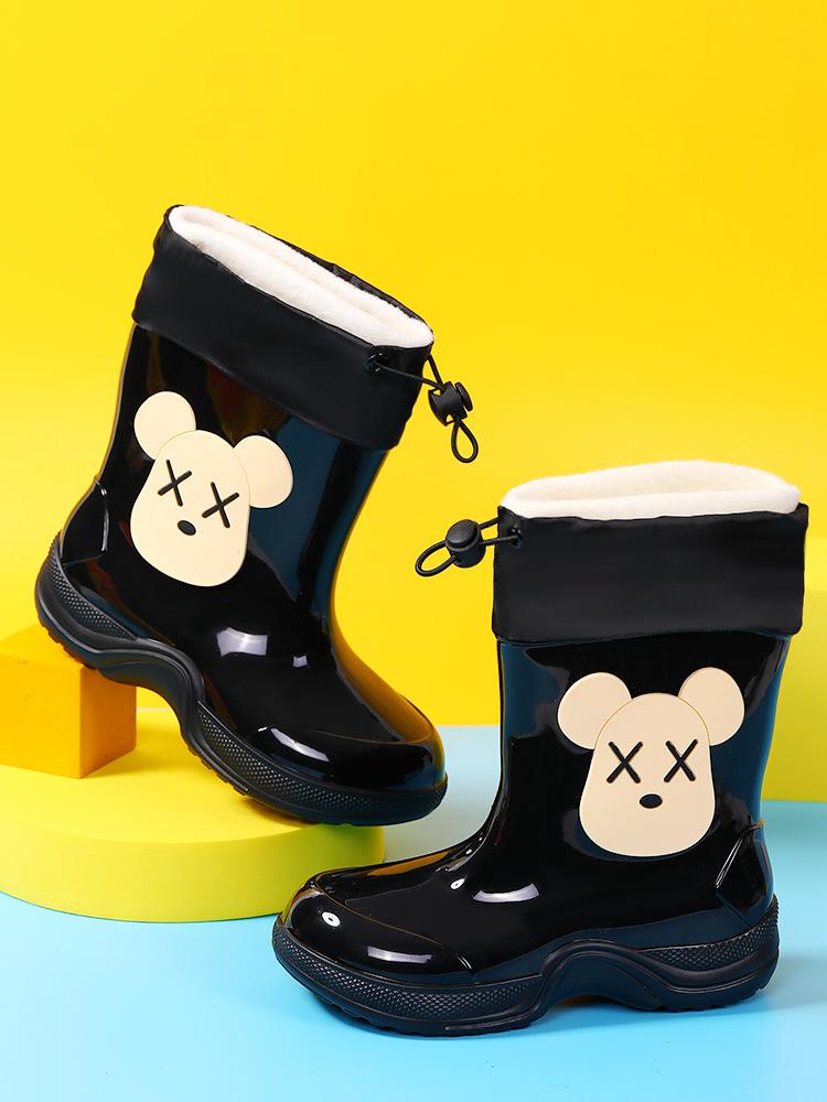 Cartoon Kinderregenschuhe 3-10 Jahre alt wasserdicht und rutschfest Kinderregenstiefel Kindergummischuhe Babywasserschuh Überschuhe