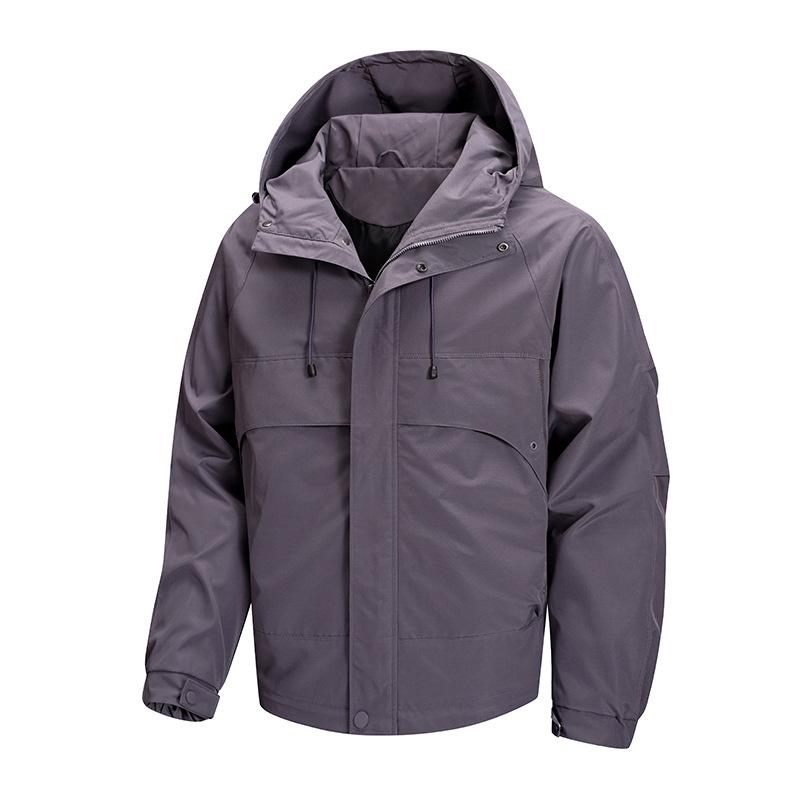 Giacca Casual Nuova per Primavera e Autunno Giacca con Cappuccio Giacca da Uomo Uomo