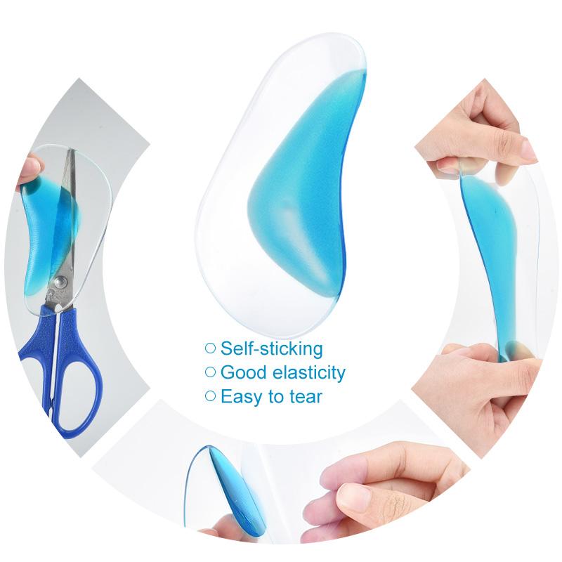 5 Paar orthopädische Einlegesohlen mit Fußgewölbeunterstützung für Kinder, Gel-Einlegesohlen zur Korrektur von Plattfüßen, dämpfende Einlegesohlen zur Linderung von Fußschmerzen