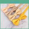 Polyester Solid Color Bowtie For Men Women Business Formal Wear With Adjustable Fit For Wedding Events