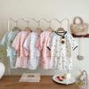 Summer Thin Children's Pajama Set - Cute Princess Style Homewear for Baby Girls, Short Sleeve & Shorts