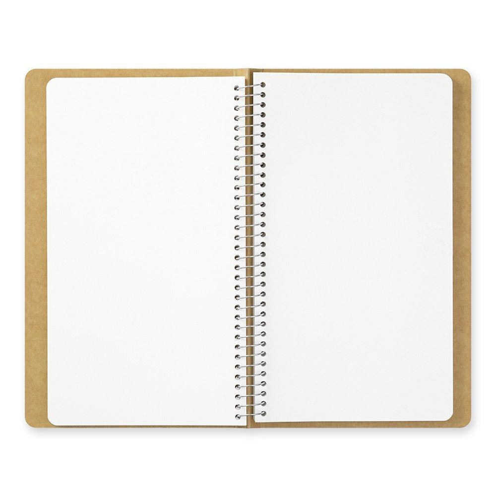Notebook Spiral Ring A5 Slim Blank MD White Polar Bear 15245006 Traveler's 2-Pack