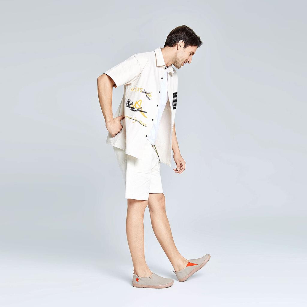 UIN Toledo Oxford Casual Size Cm Women's Slip-On Loafers, Walking/Sports Shoes, Shoes, Tan, 27.0