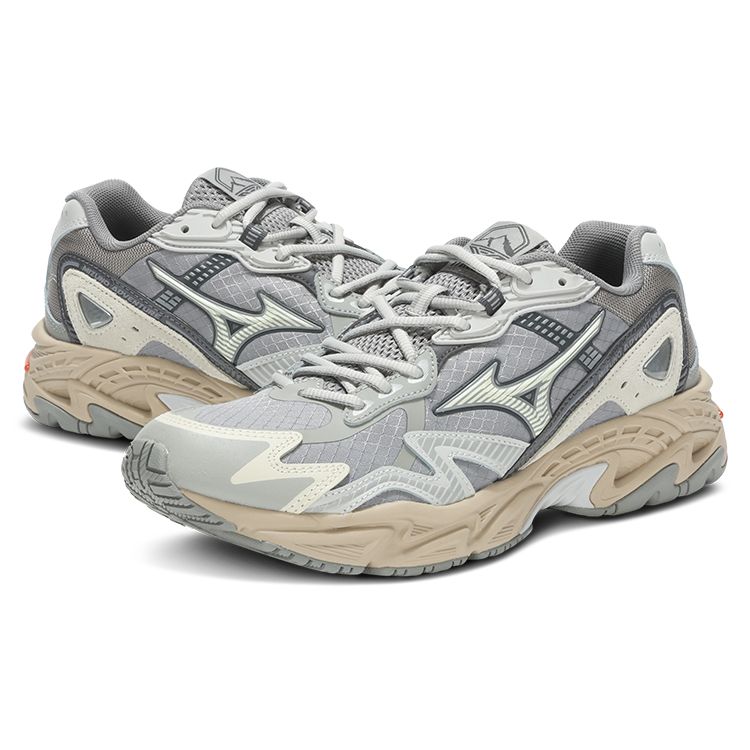 Mizuno Scarpe Casual Basse Unisex Adventure Twe Tessuto Grigio Argento D1GH230109