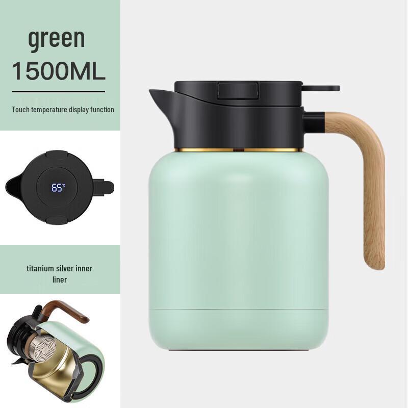 Shaungming Titanium Inner Liner Insulated Braising Tea Pot