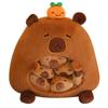 Capybara & Shark Combo: Plush Toy Set and Snack Bag - Perfect for Decompression and Gifts