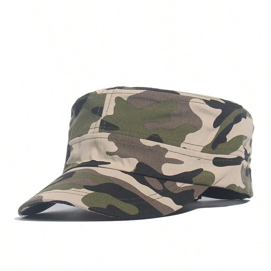 

1pc Unisex Camouflage Newsboy Cap,Adjustable Head Circumference Baseball Cap,Outdoor Baseball Cap,Suitable for Daily Use,Travel Adjustable хакі