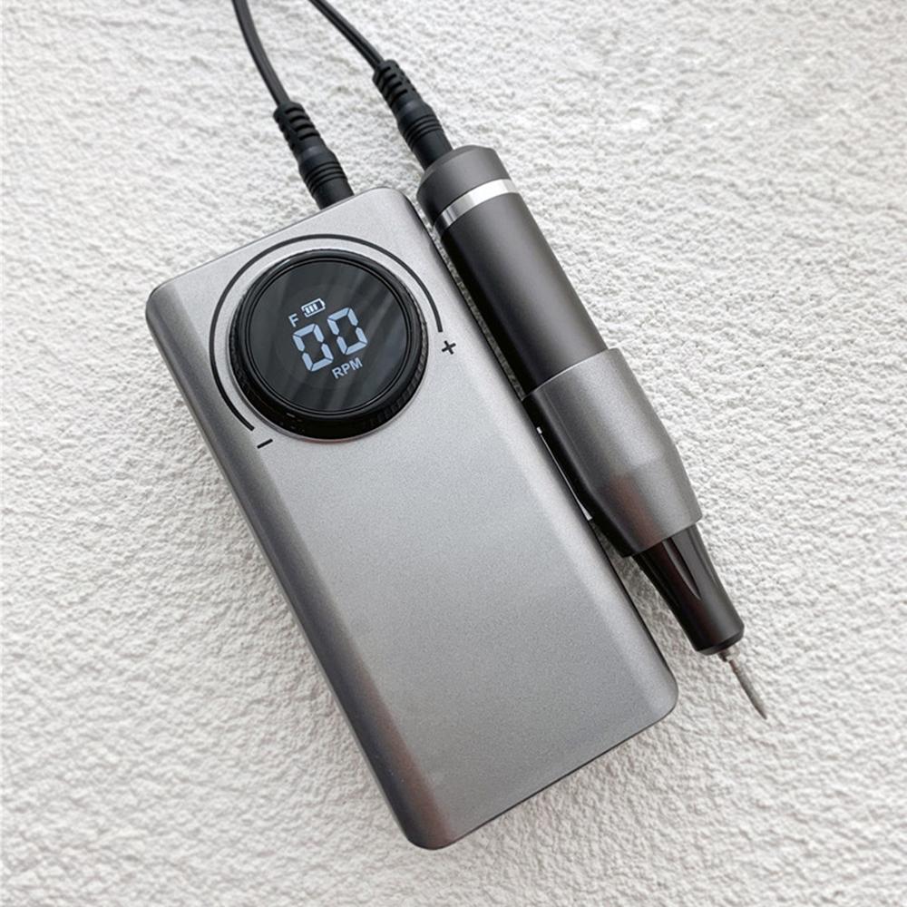 35000 U/min Wiederaufladbare Elektrische Nagelfeile Maschine Tragbar Maniküre Pediküre