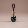 Sandalwood Deer Keychain & Phone Pendant - Cute Ornament for Men & Women