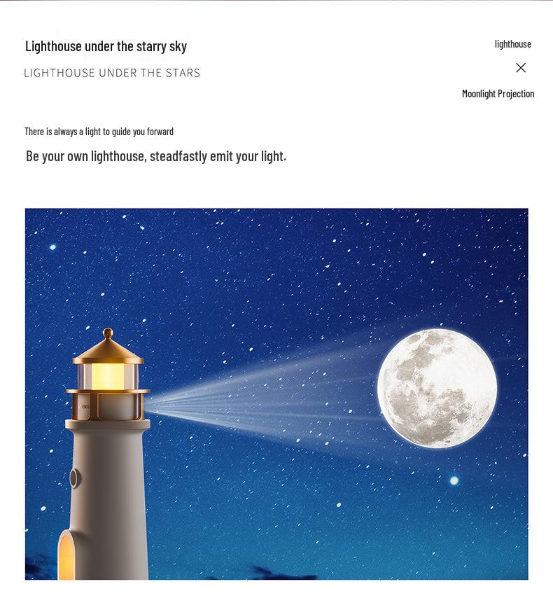 Moonlight Atmosphere Projector: Bluetooth Body-Sensing Night Lamp with Remote Control