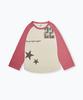 Epeueidi Raglan T-Shirt (Beige/Red)