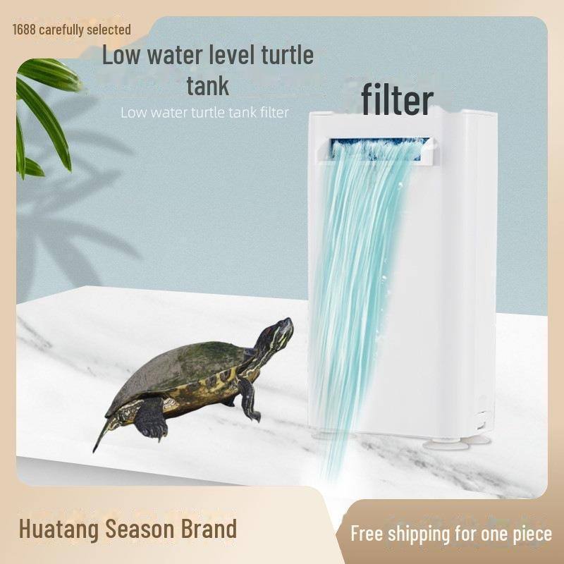 Filtro per Acquario Tartarughe Compatto con Circolazione Silenziosa e Ossigenazione, Facile Installazione