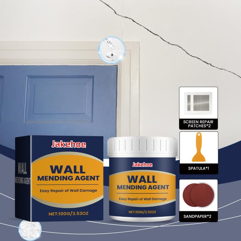 Wall Repair Paste Kit for Home DIY Fast Dry Filler Solution Lightweight Putty for Cracking Holes Smooth Finishing