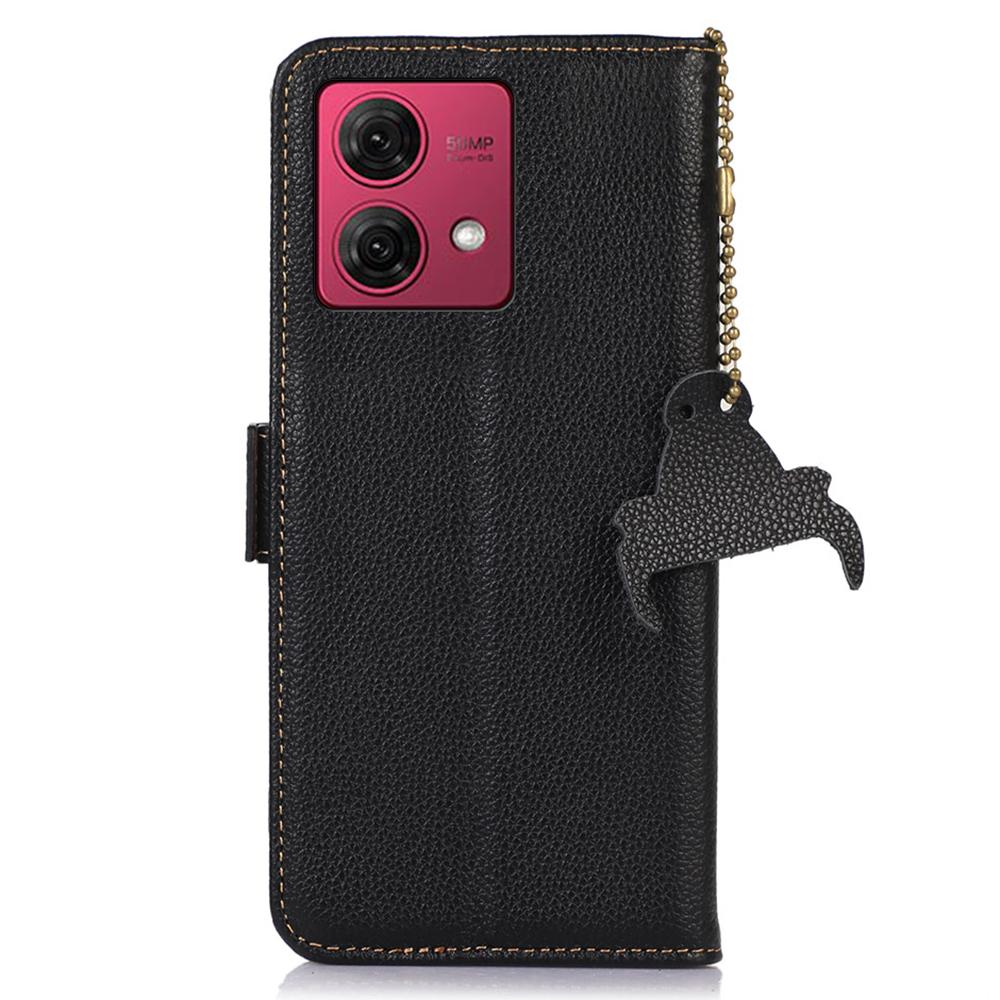 For Motorola Moto G84 5G Case RFID Blocking Wallet Stand Phone Cover