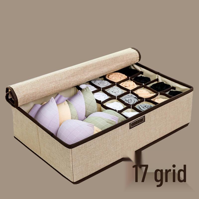 Multi-Compartment Drawer Organizer for Underwear and Socks