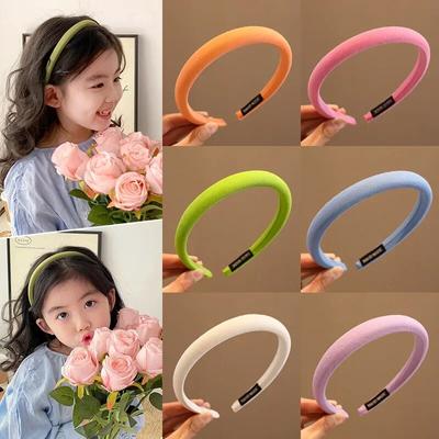 Fascia per capelli coreana color caramello per bambina Semplicità Cerchio per capelli alla moda coreana per bambina Accessori per capelli copricapo carini