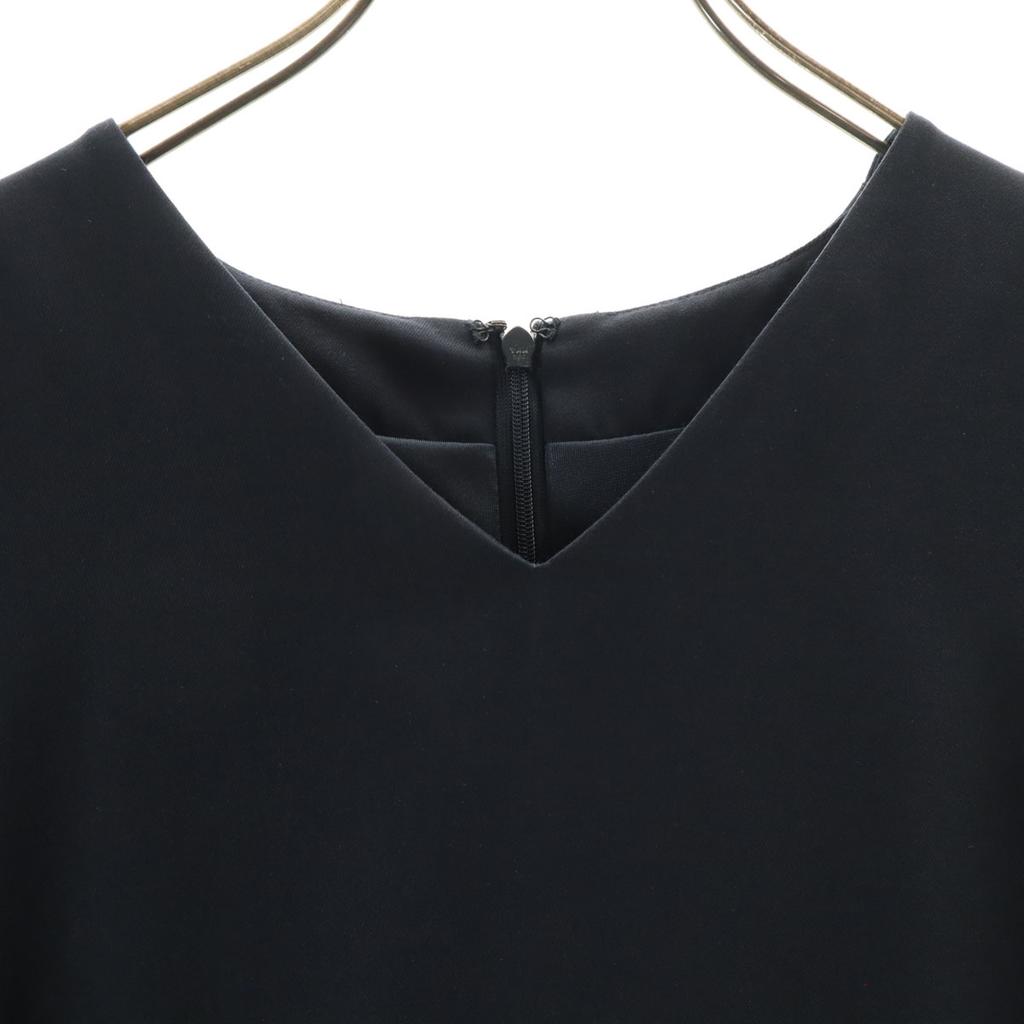 UNITED ARROWS GREEN LABEL RELAXING 7 minutes sleeve V neck Knee-length dress Women Used