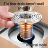 Universellt fotmanövrerat golvbrunn för badrum - Översvämningsskydd, Luktskydd, Täppskydd, Backflödesskydd
