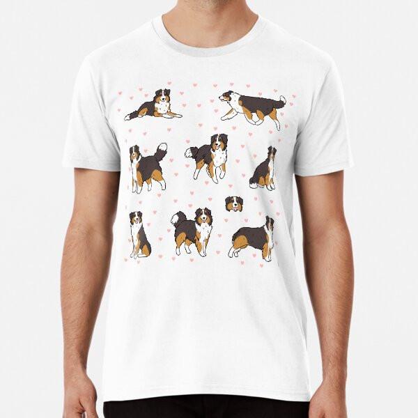 Australian Shepherd cute illustration patter S to 5XL Made in the AU/USA T-Shirt