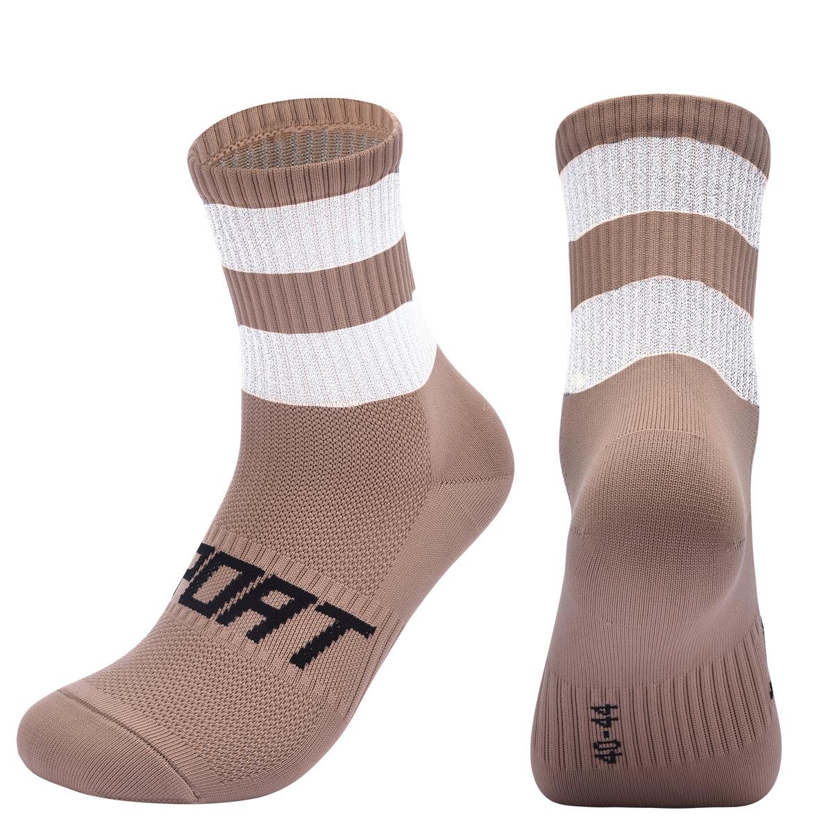 

Мужские и детские светоотражающие носки для ночной езды, дышащие велосипедные носки, носки для бега, фитнес-носки M