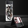 Anime Bleach Ichigo Kenpachi Phone Case For Samsung Galaxy Z Flip 7 6 5 4 3 5G Shockproof Cover Z Flip7 Flip6 ZFlip5 Flip3 Flip4