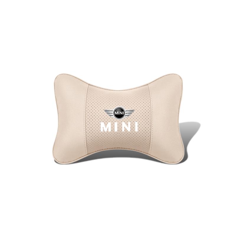 1 pièce Oreiller de Nuque Respirant pour Appui-tête de Voiture Accessoires pour MINI Cooper R56 F56 R50 JCW Cabrio Aceman Countryman Clubman vhdsg88