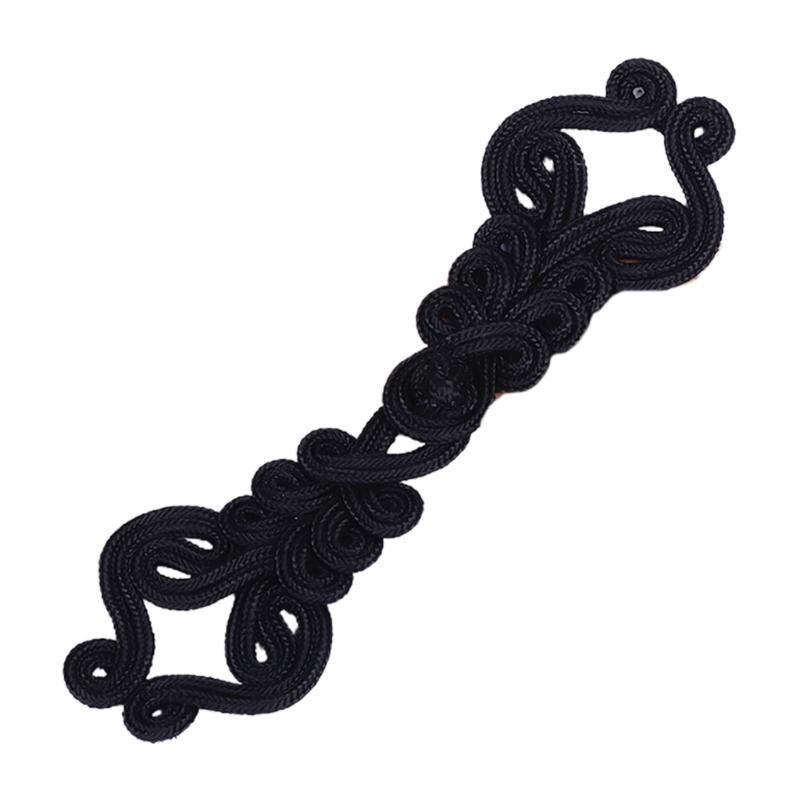 Chinese Cheongsam Knot for FROG Buttons Exquisite Large Hand-woven Buttons Fastener Sewing Buckle for DIY Casual Clothing
