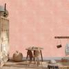 Peach and Cream Stars Wallpaper, Cream Background for Living Room and Bedroom 50x1000